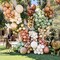 157PCS Brown And Green Balloon Garland Kit Olive Green Coffee White Sand Sage Green Brown Beige Gold Metallic Latex Balloons For Woodland Baby Shower Safari Jungle Wild One Birthday Party